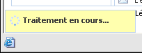 L'indicateur de traitement