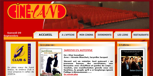 Cinéland maintenant sous Firefox