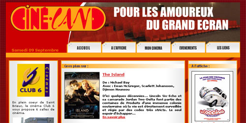 Cinéland fin juin 2005